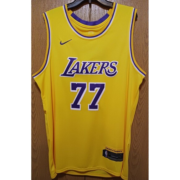 Nike Other - Luka Doncic (Nike)-(Lakers)-(Yellow)-(Jersey)-(New Cond.)-(Stiched)-(XL)-$100